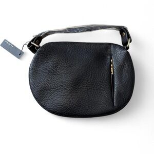 Faux Leather Banker Bag